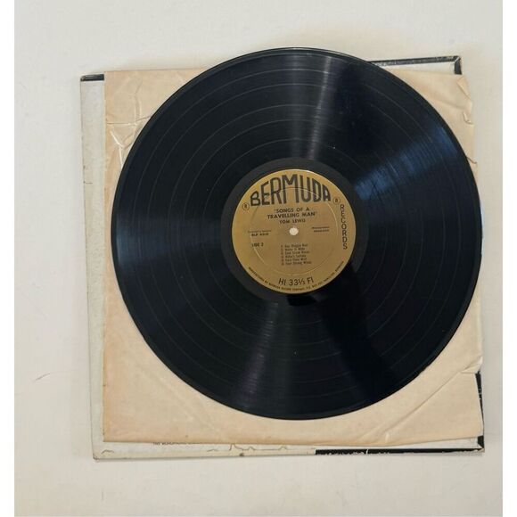 TOM LEWIS: songs of a travelling man BERMUDA 12" LP Record - Picture 6 of 9